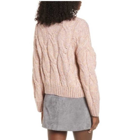 4SI3NNA Cable Crop Sweater - Picture 2 of 7